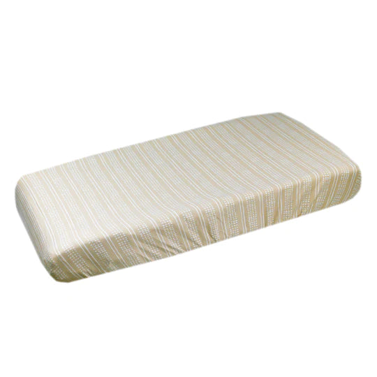 Copper Pearl Premium Knit Diaper Changing Pad Cover / Clay