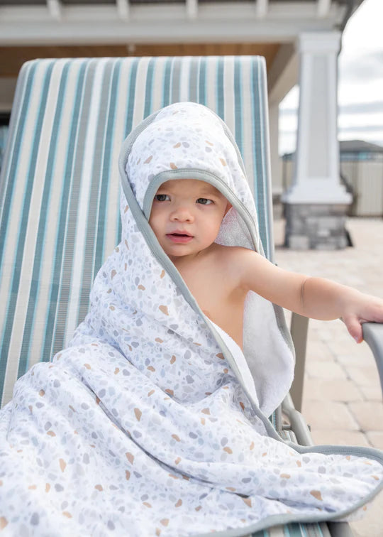 Copper Pearl Premium Knit Hooded Towel / Bliss