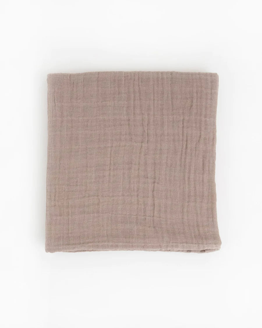 Little Unicorn Organic Cotton Muslin Swaddle Blanket / Driftwood