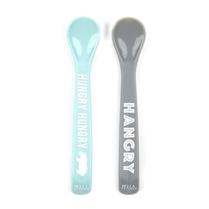 Bella Tunno Silicone Wonder Spoon Set / Hungry Hippo + Hangry