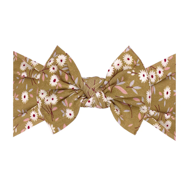 Baby Bling Printed Knot Headband / Ginger