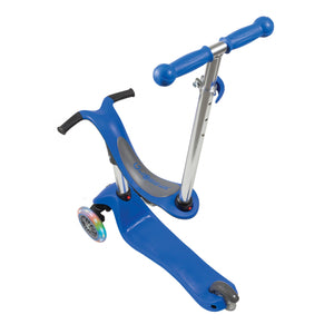 Globber Go Up 4-in-1 Scooter with Lights / Navy Blue