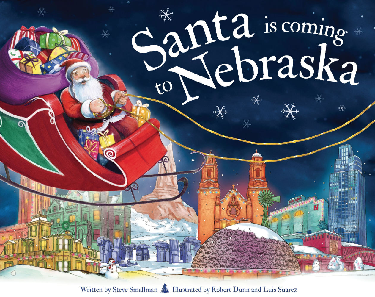 Santa is Coming to Nebraska Book (2nd Edition)