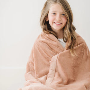 Saranoni Lush Blanket / Rosy - Toddler (40"x60")