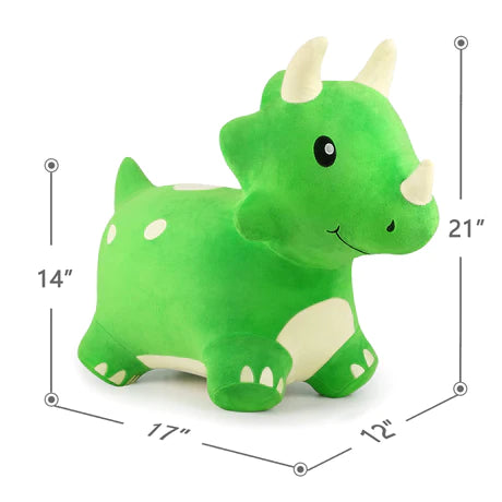 Bouncy Pals Bouncy Triceratops Ride On Toy