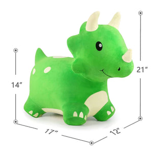 Bouncy Pals Bouncy Triceratops Ride On Toy