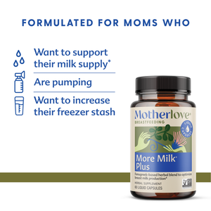Motherlove Breastfeeding More Milk Plus Liquid Capsules