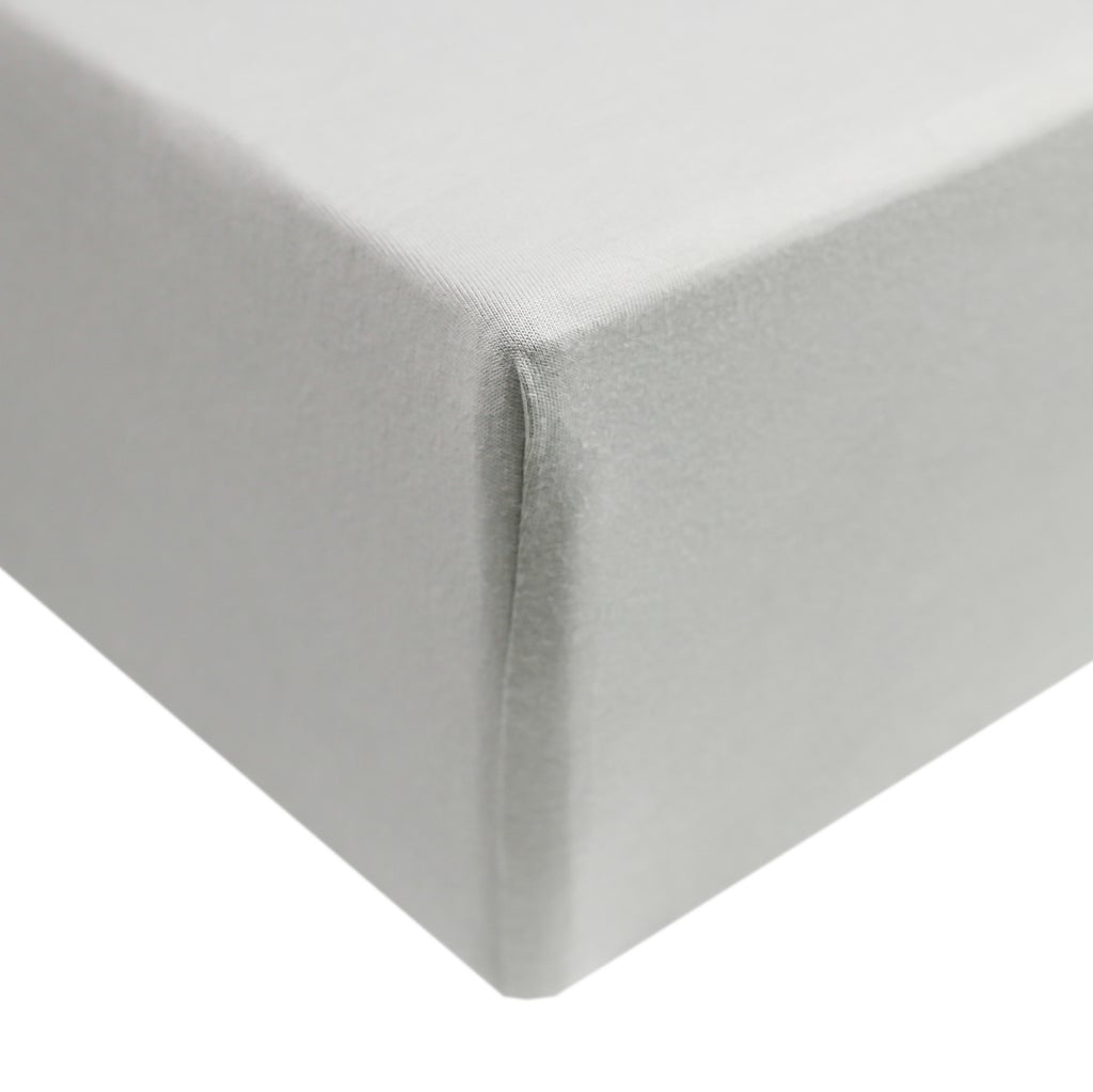 Copper Pearl Premium Knit Fitted Crib Sheet / Stone