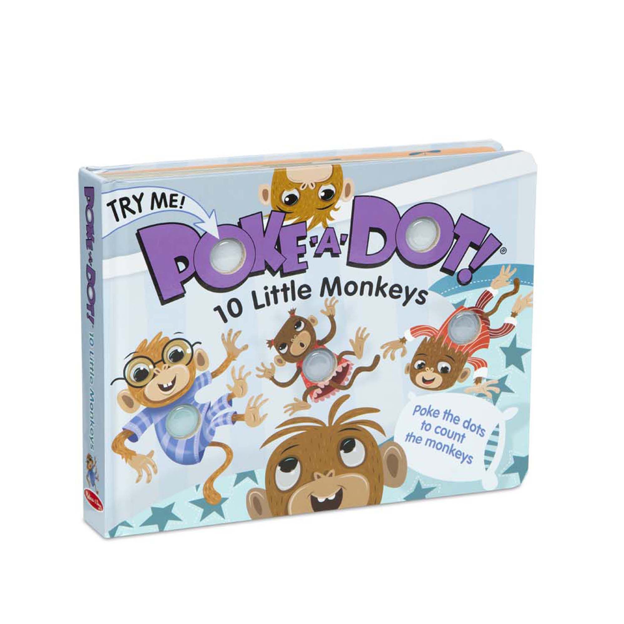 Melissa & Doug Poke-A-Dot Book: 10 Little Monkeys