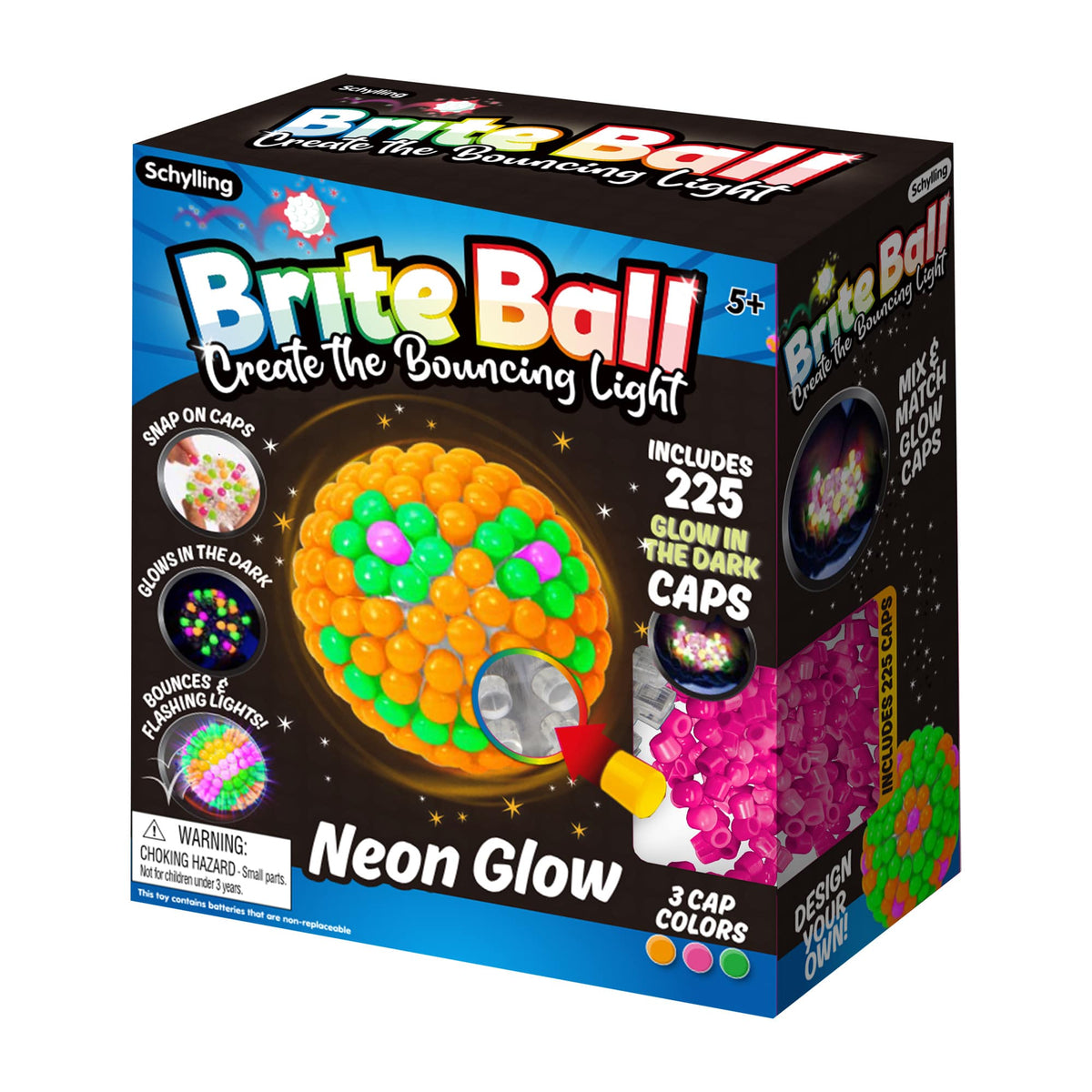 Brite Bouncy Ball Kit / Neon Glow