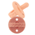 Itzy Ritzy Sweetie Soother Pacifier Set / Apricot + Terracotta Braids