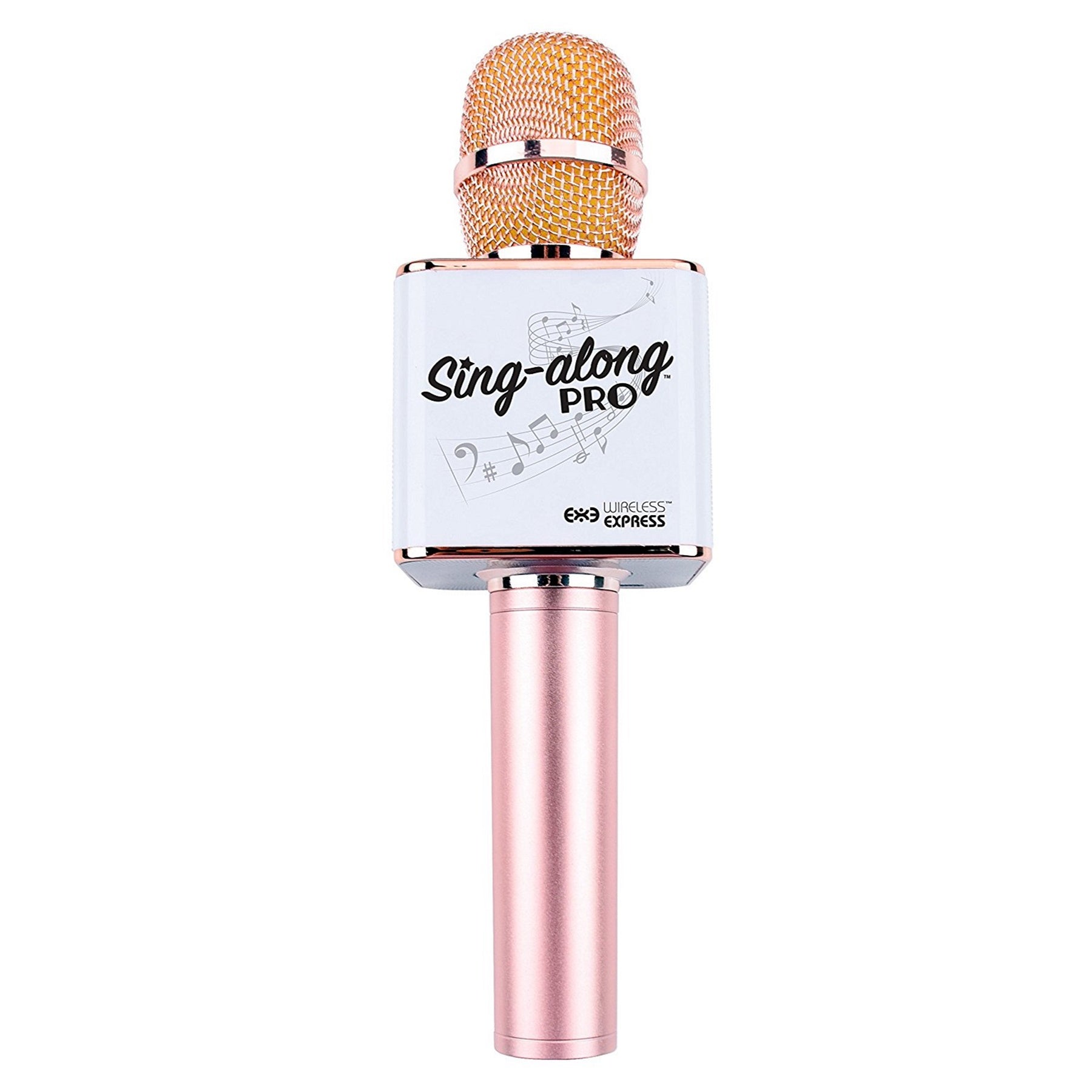 Sing-A-Long Pro Karaoke Bluetooth Microphone / Rose Gold