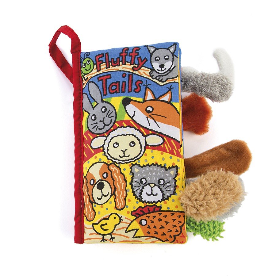 Jellycat Fluffy Tails Soft Book