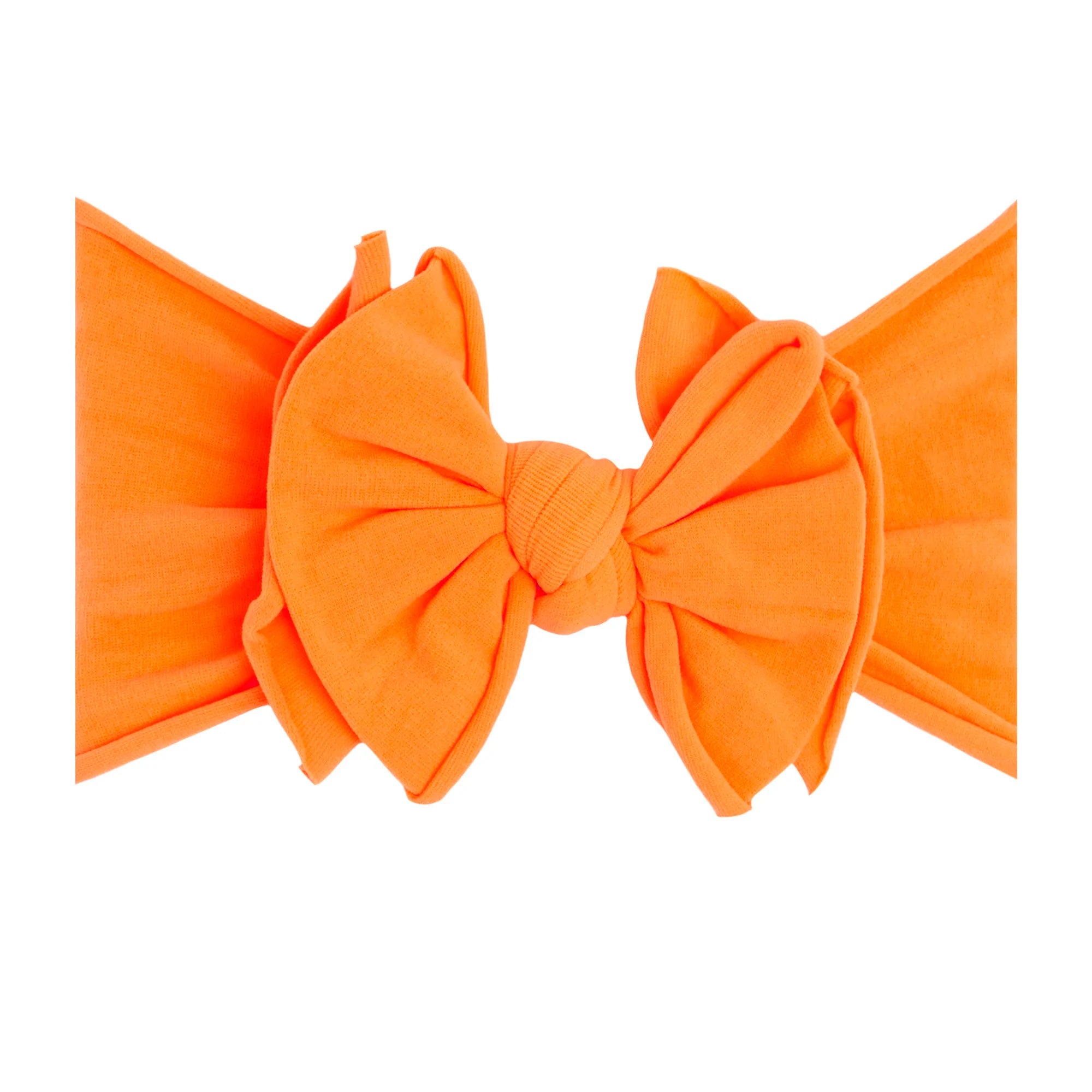 Baby Bling FAB-BOW-LOUS Headband / Neon Orange Pop
