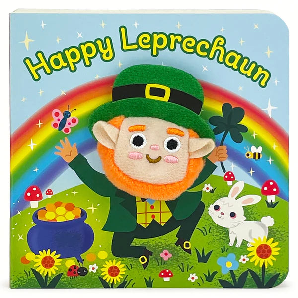 Happy Leprechaun Puppet Board Book