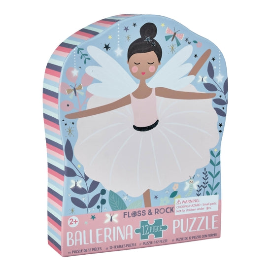 Enchanted Ballerina Shaped Jigsaw Puzzle - 12 Piece