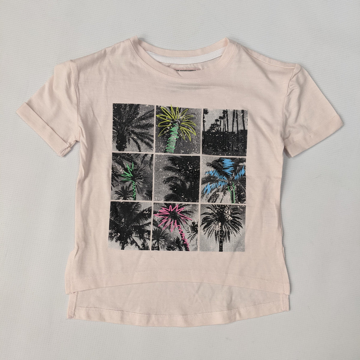 Crumbs Neon Palm Tree Tee***