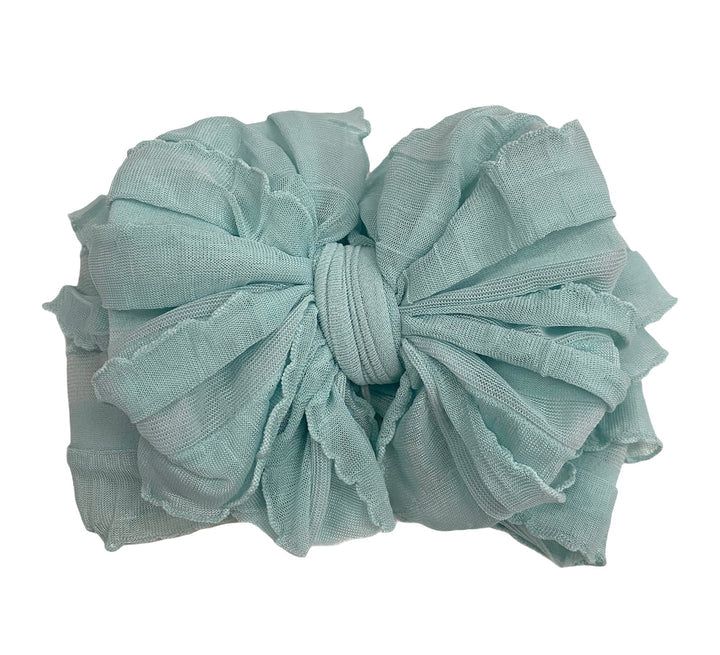 Ruffle Headband - Seafoam