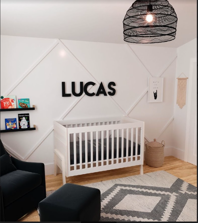 Custom Personalized Script Wood Name Sign