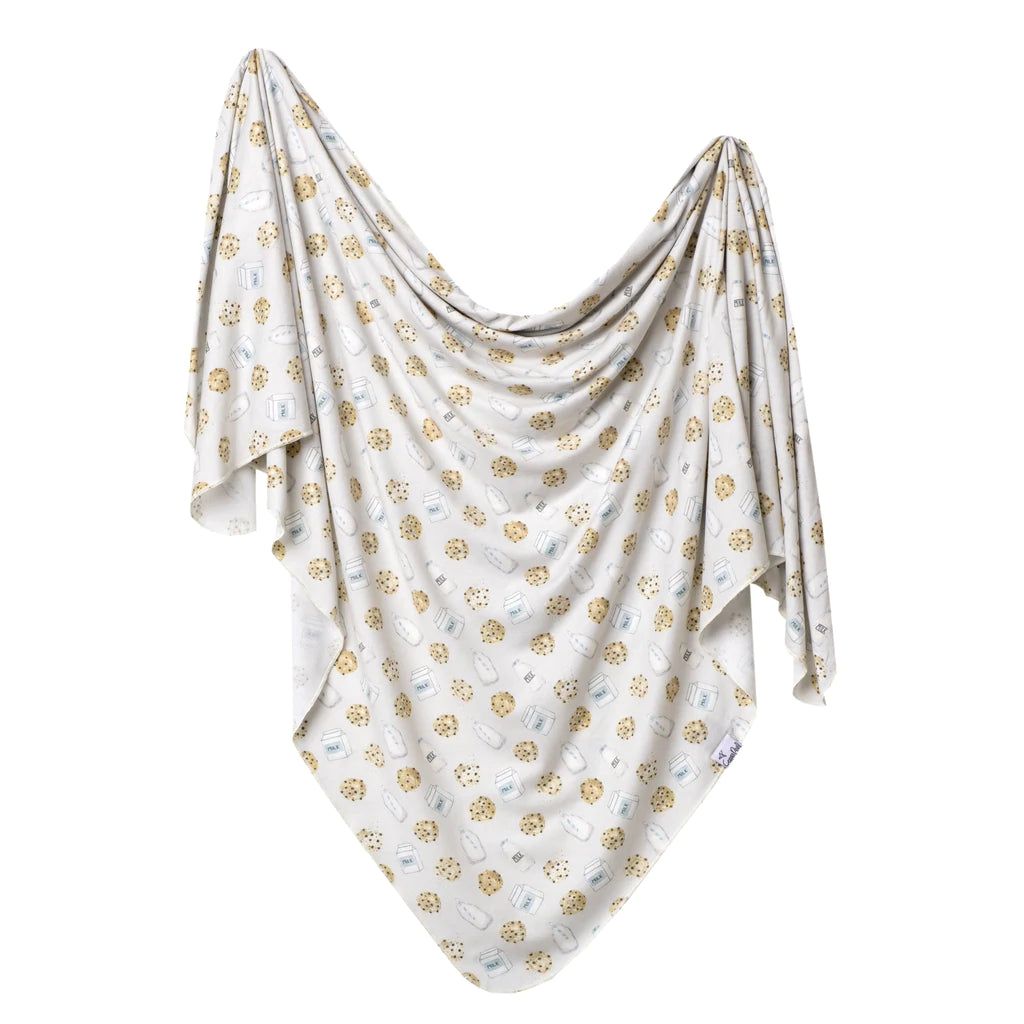 Copper Pearl Knit Swaddle Blanket / Chip