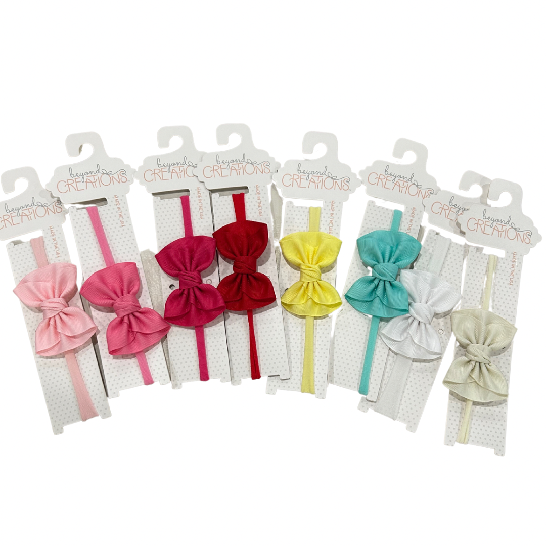 Mini Anne Bow Skinny Headband