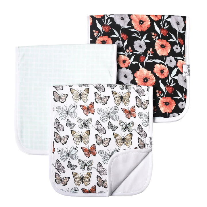 Copper Pearl Premium Burp Cloth Set / Dot