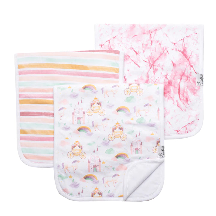 Copper Pearl Premium Burp Cloth Set / Enchanted