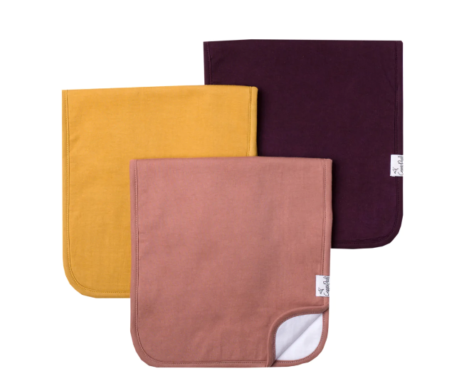 Copper Pearl Premium Burp Cloth Set / Jade