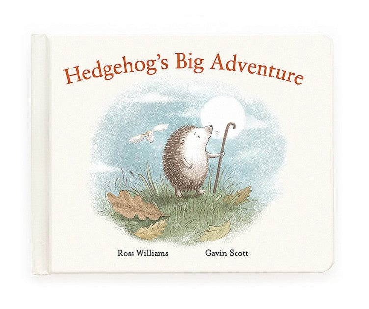 Jellycat Hedgehog's Big Adventure Hard Cover Book