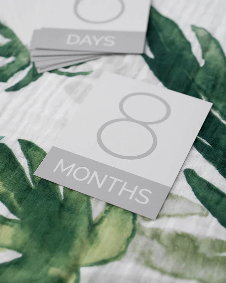 Little Unicorn Photo Blanket / Tropical Leaf