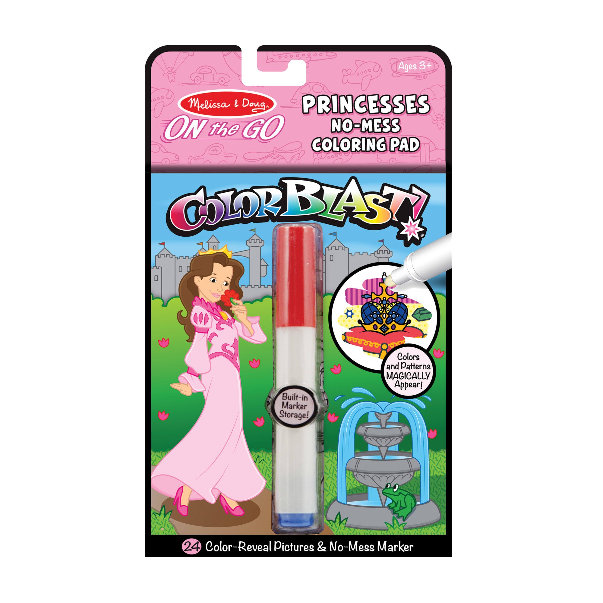 Melissa & Doug On the Go ColorBlast No-Mess Coloring Pad / Princess