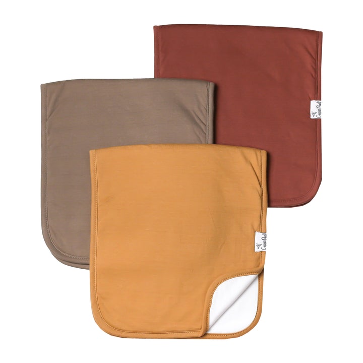 Copper Pearl Premium Burp Cloth Set / Dune