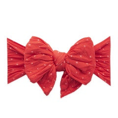 Baby Bling Dang Enormous Bow Headband / Cherry Dot