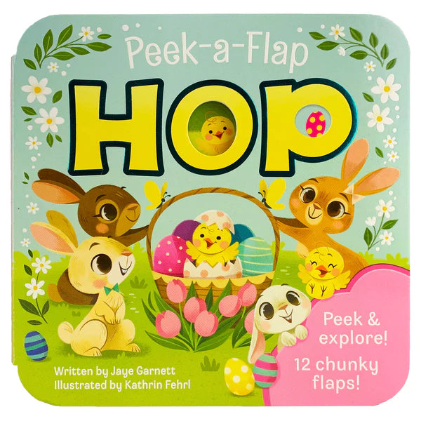 HOP Peek-a-Flap Board Book