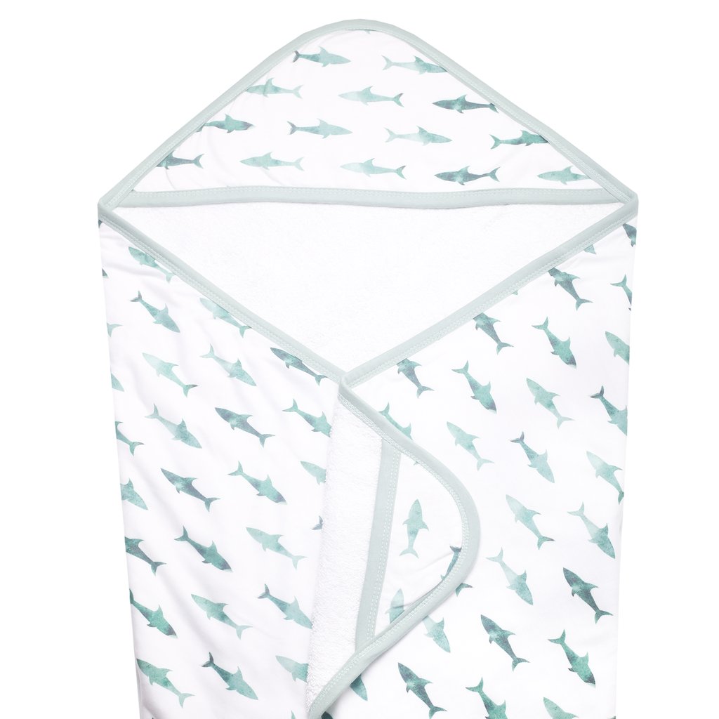 Copper Pearl Premium Knit Hooded Towel / Pacific