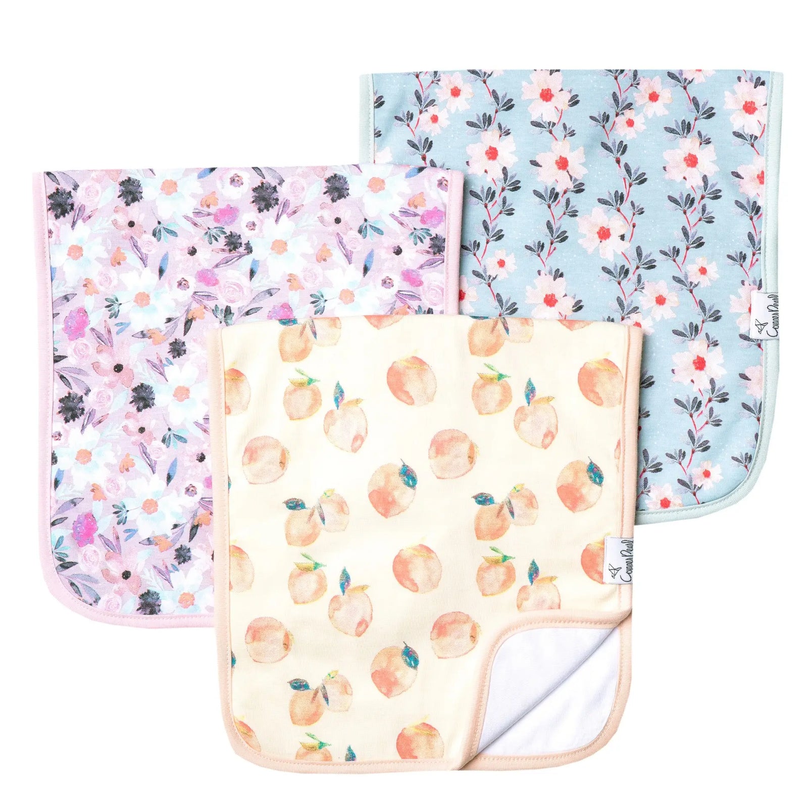 Copper Pearl Premium Burp Cloth Set / Morgan