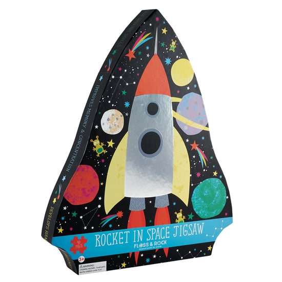 Floss & Rock Rocket in Space Jigsaw Puzzle - 40 Piece