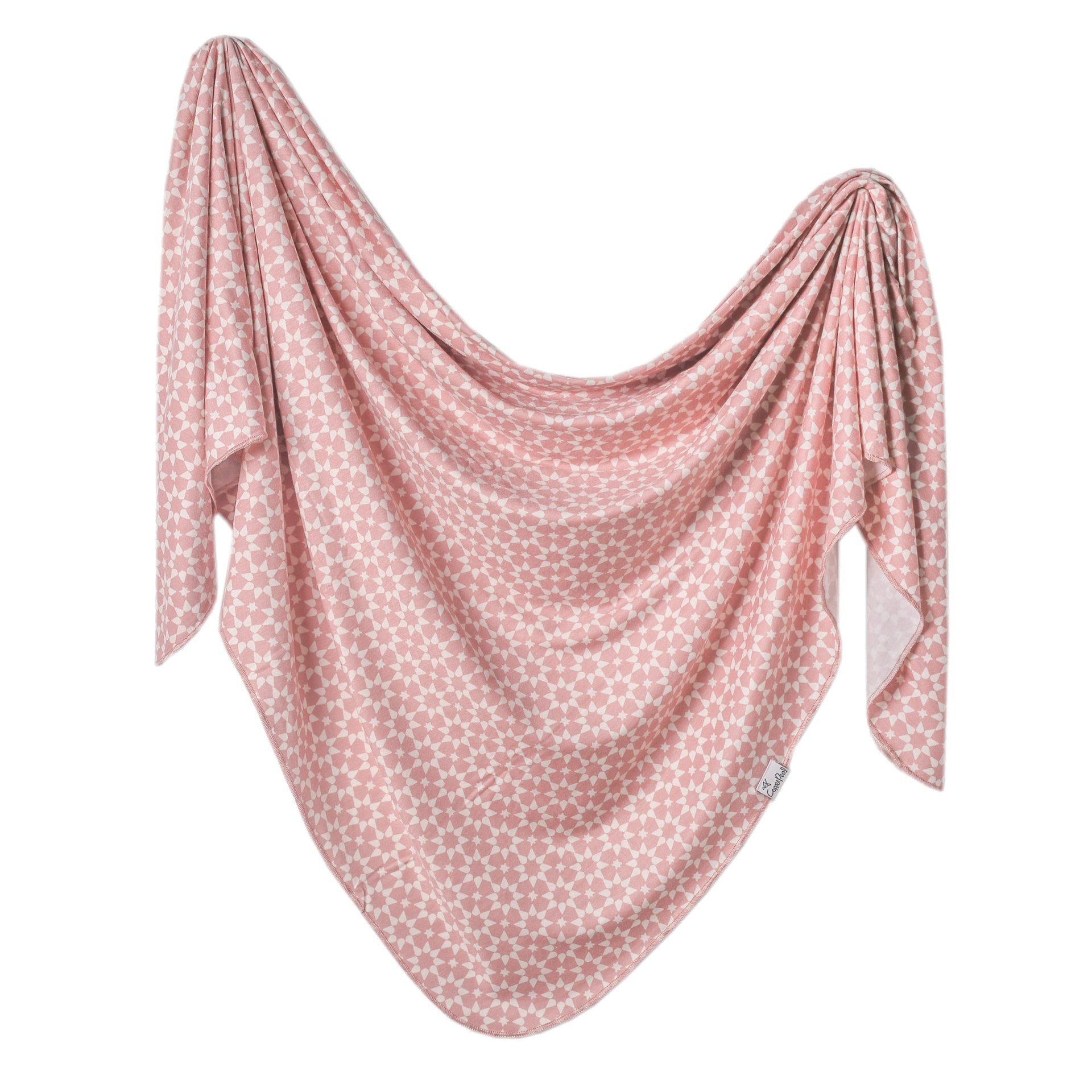 Copper Pearl Knit Swaddle Blanket / Star