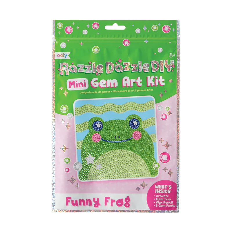 Ooly Razzle Dazzle D.I.Y. Mini Gem Art Kit / Funny Frog
