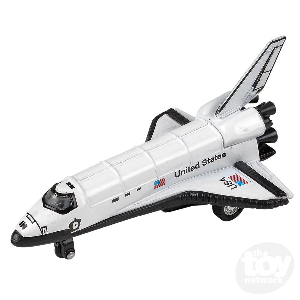 Die-Cast 5" Pull Back Space Shuttle