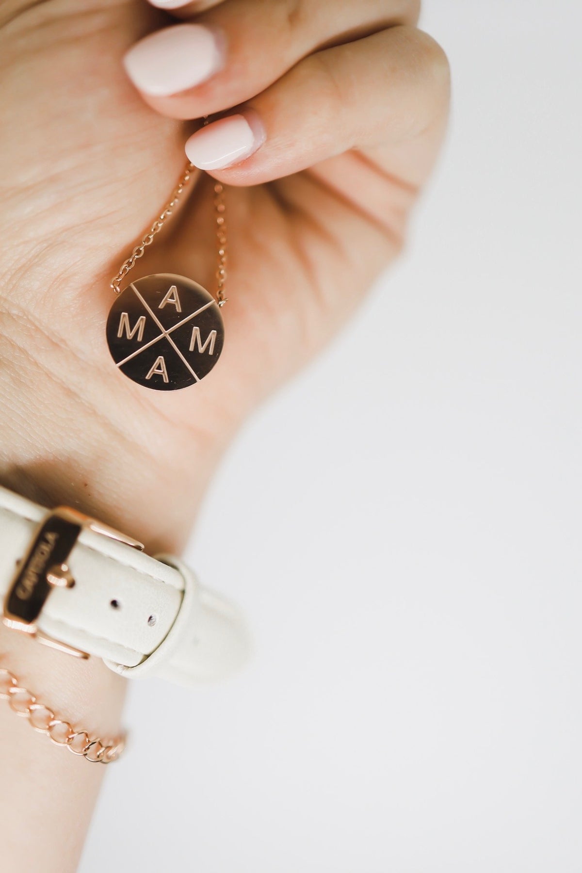 Mama X Necklace / Rose Gold