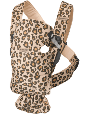 Baby Bjorn Baby Carrier Mini / Cotton - Beige Leopard