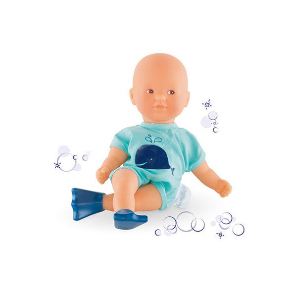 Corolle Mini Bath Baby Doll / Blue