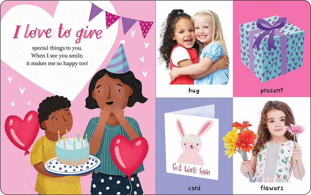First 100 Words: First Words of Love Padded Board Book