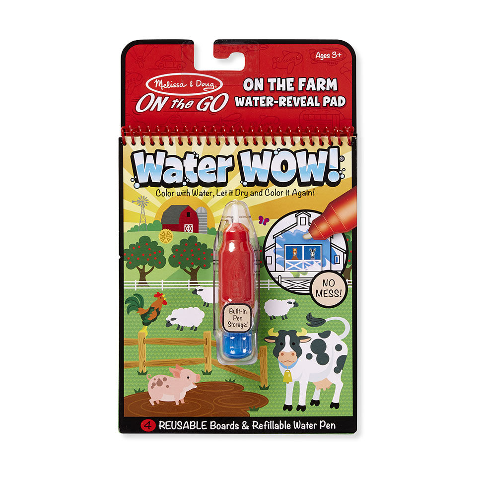 Melissa & Doug Water Wow! On The Go Water-Reveal Pad / Farm
