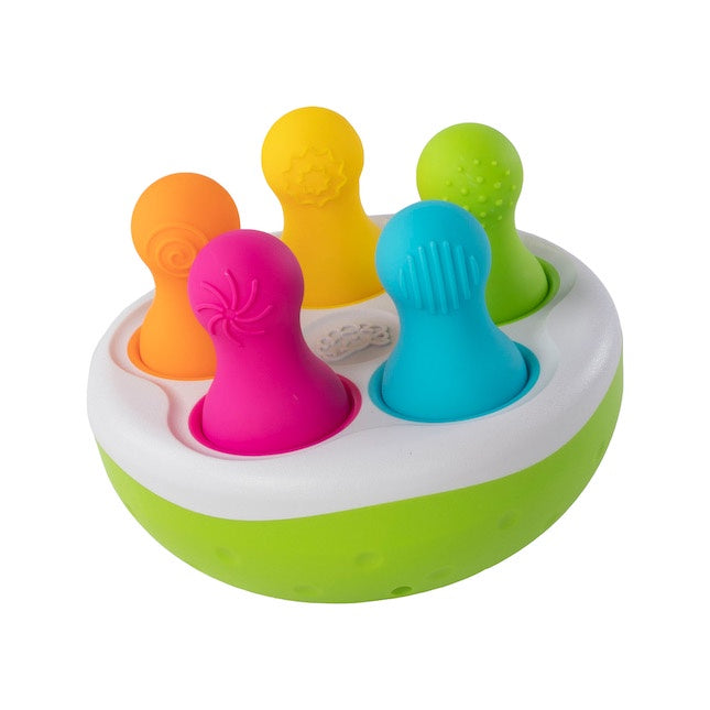 Fat Brain Toys SpinnyPins Wobble Sorting Sensory Toy