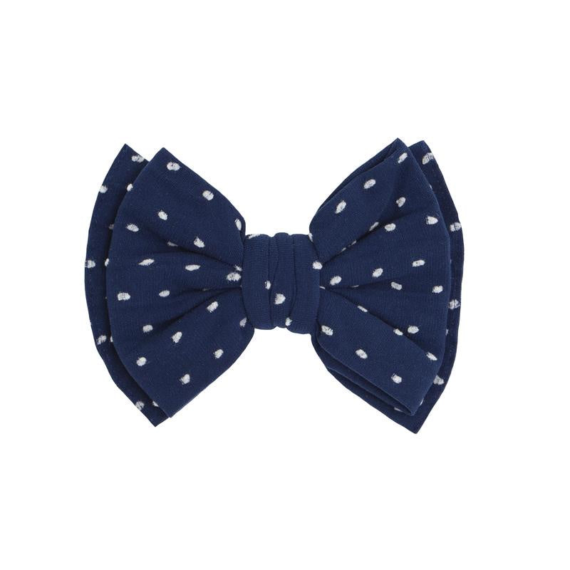 Baby Bling Shabby Classic Clip / Navy Dot