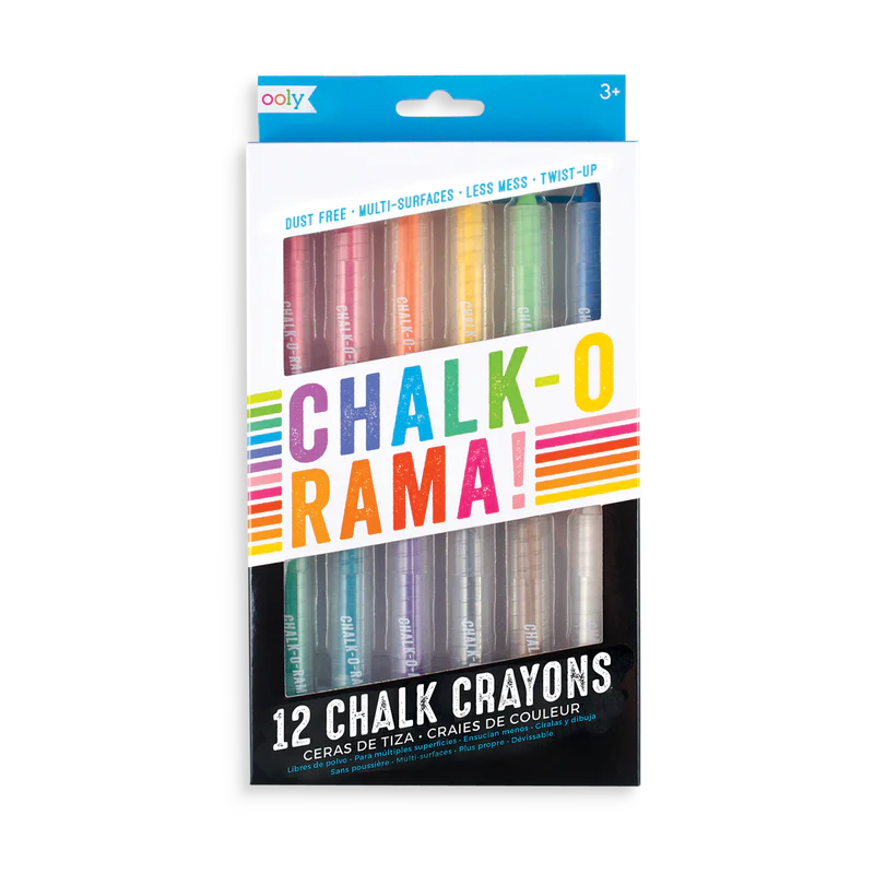 Ooly Chalk-O-Rama Dustless Chalk Crayons