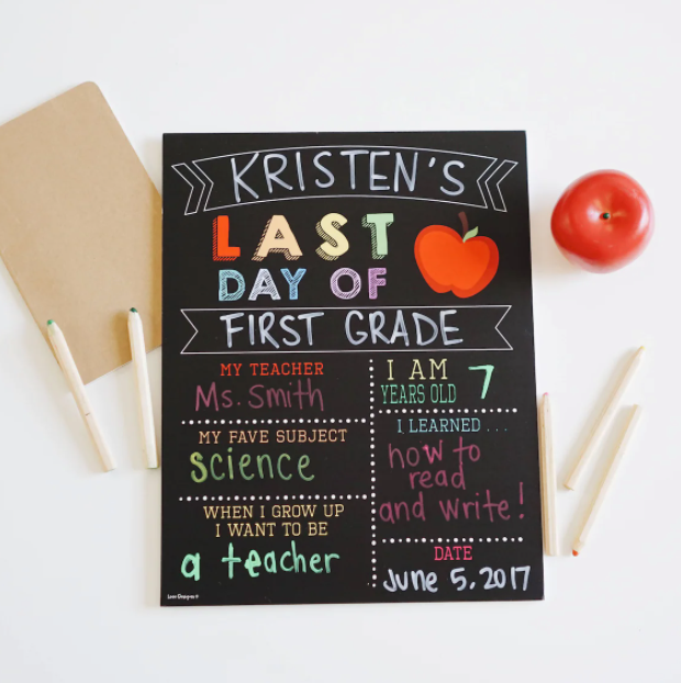 Reusable First & Last Day of School Sign