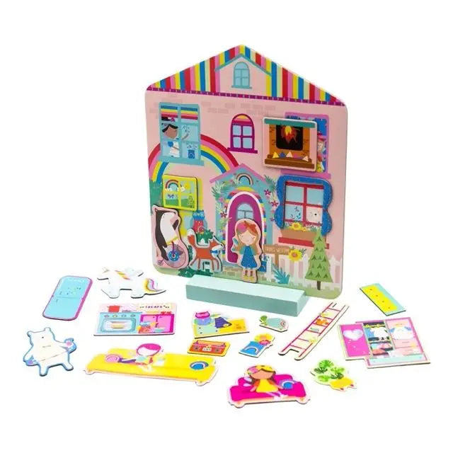 Floss & Rock Magnetic Dress Up / Rainbow Fairy House